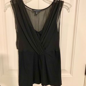 Banana Republic black dress top